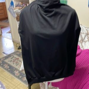 Black sweatshirt By Miss look size medium girls, long sleeve.